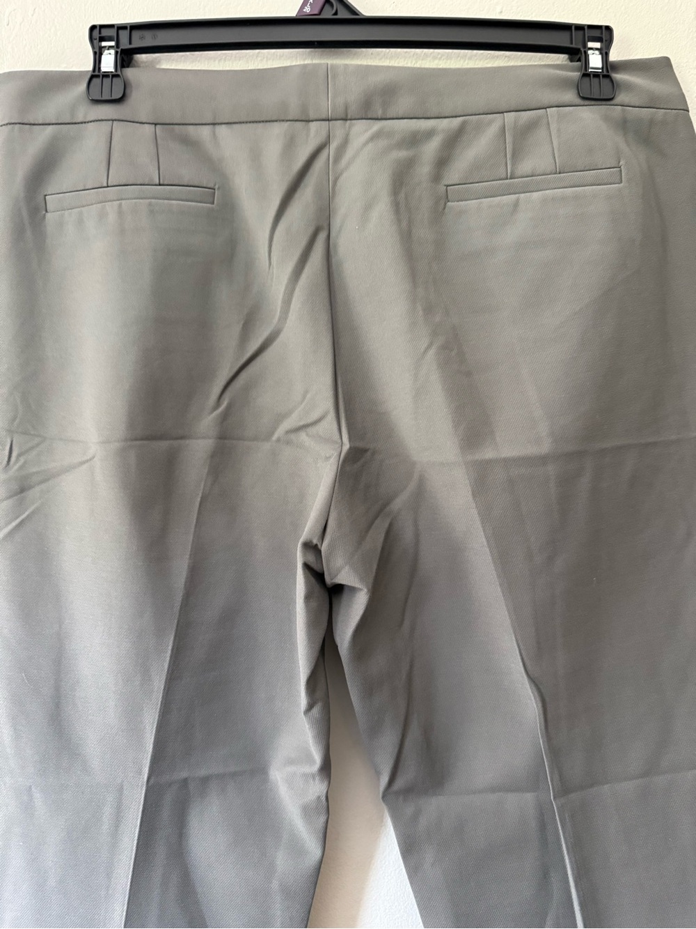 Armani Collezioni Women's Straight-Leg Trousers in Gray - Size 14 - Picture 9 of 14